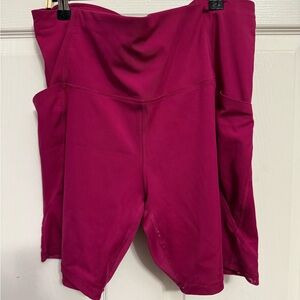 All in Motion Women's Fuchsia Bike Shorts